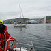 Norway, Skipper on Watch Leaving the Port of Harstad