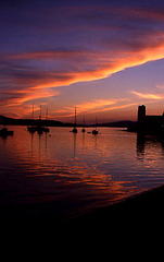 Sunset from The Esplanade at Oban