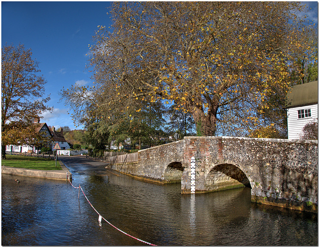 The River Darent at Eynsford, Kent