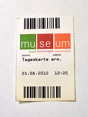 Ticket for the Unimog Museum
