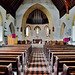 Interior of St Andrews Church Sheperdswell, Kent