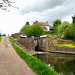 Botterham staircase locks and Bridge No42 on the Staffs and Worcs Canal