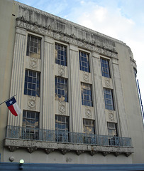 Texan flag building