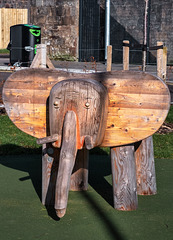Wooden Elephant, Dumbarton Quay