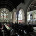 icklesham church, sussex (29)view east in the chancel, c19 east window by teulon 1849, arcade late c13