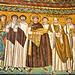 Ravenna 2017 – Basilica of San Vitale – Emperor Justinian with entourage