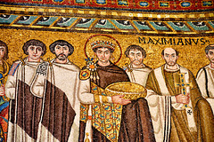Ravenna 2017 – Basilica of San Vitale – Emperor Justinian and entourage
