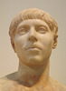 Detail of a Portrait Bust of a Youth from Eleusis in the National Archaeological Museum of Athens, May 2014