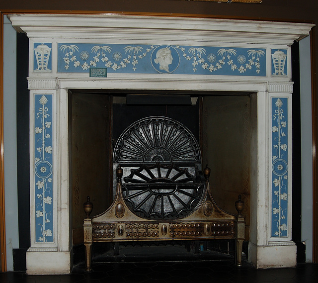 Wedgewood Chimneypiece from Buckminster Hall, Leicestershire now at The Lady Lever Gallery Port Sunlight