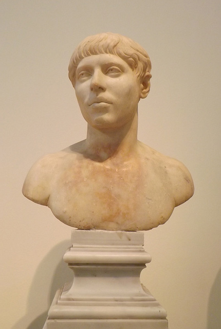 Portrait Bust of a Youth from Eleusis in the National Archaeological Museum of Athens, May 2014