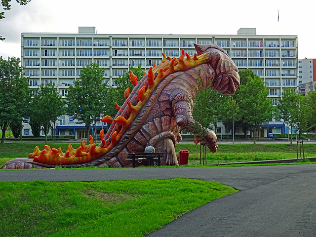 Godzilla back in Heerlen , Cultura nova ' 17 Heerlen _Netherlands