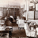 The Library, Hickleton Hall, Doncaster, South Yorkshire c1900