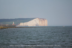 Seaford Head & Newhaven Light from Peacehaven 18 9 2014