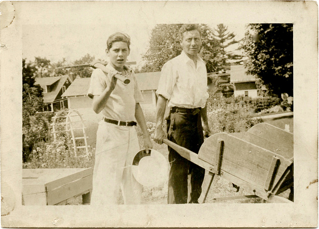 Garden Work in the '30s.