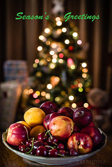 Christmas fruit for Santa