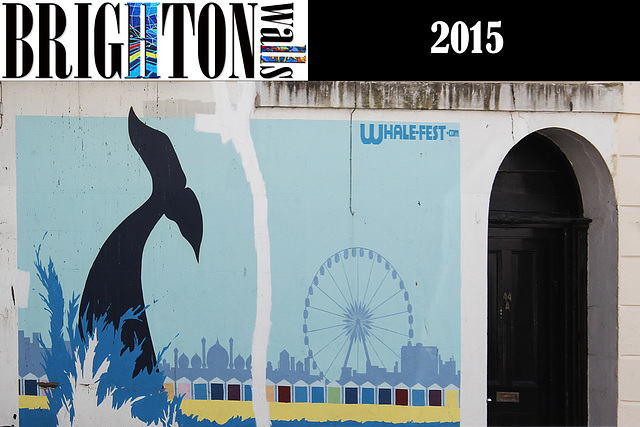 Whale-fest - Brighton Walls - 31.3.2015