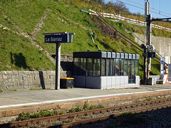 La Saraz am Bahnhof