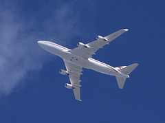 Dubai Air Wing (Royal Flight) Boeing 747-422 A6-HRM DUB1 DXB-STN FL80
