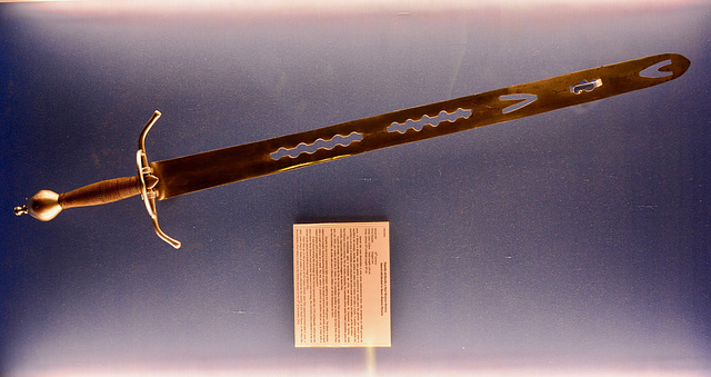 Lisbon 2018 – Museu Militar de Lisboa – Sword attributed to Nuno Álvares Pereira