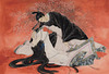 The Death of Lady Murasaki by Yamato Waki in the Metropolitan Museum of Art, March 2019