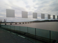 V&A  Dundee, looking across the River Tay.