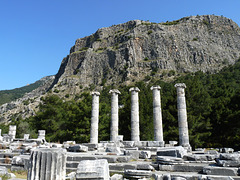 Priene- Mount Mycale and the Temple of Athena Polias