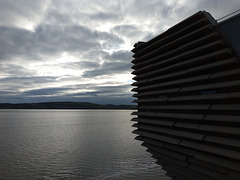 V&A Dundee, looking across the River Tay.