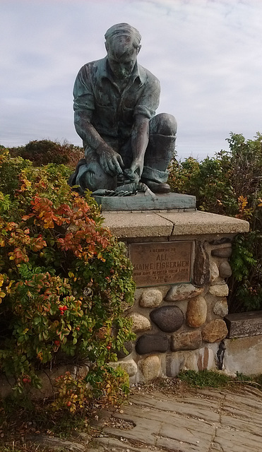 Lobsterman Statue at Land's End