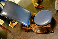 Observer chair on which Einstein sat