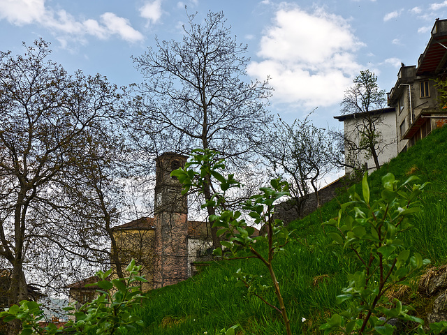 The church of Riabella and part of the little country The church of Riabella and part of the little country