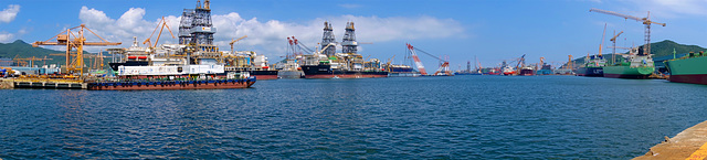 DSME shipyard