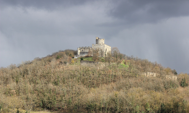 Saint-Quentin-Fallavier (38) 1 mars 2014. Le Château de Fallavier.