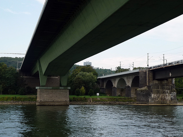 Brücken über den Rhein in Koblenz