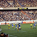 Paris (75) Juin 1979. Finale de la Coupe de  France de football au Parc des Princes. (Nantes, en jaune / Auxerre, en bleu). (Diapositive numérisée).