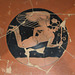 Detail of the Terracotta Kylix Signed by Kachrylion in the Metropolitan Museum of Art, January 2020