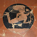 Detail of the Terracotta Kylix Signed by Kachrylion in the Metropolitan Museum of Art, January 2020