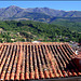 Hervás Rooftop and the Sierra de Bejar.