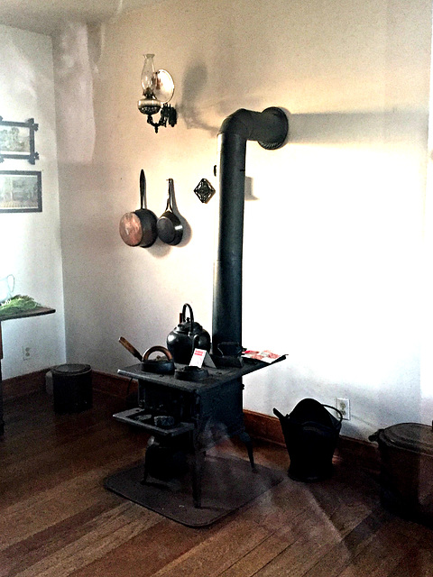 Heating interior of Lighthouse keepers room