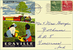 Edaville Postcard Booklet, 1949