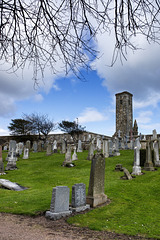 St Rule's Tower from the Eastern Cemetery, St Andrews