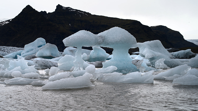 Ice shapes, Vatnajökull, Fjallsárlón  L1004262