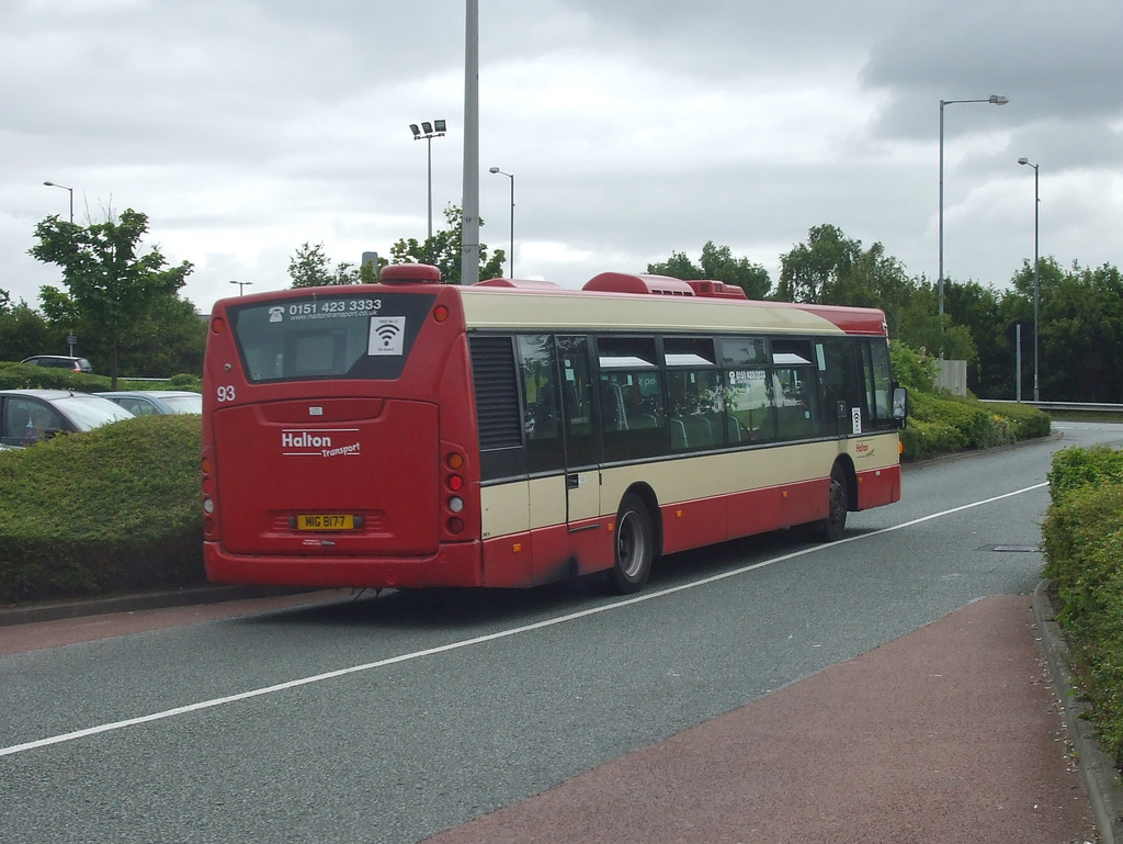 DSCF7793 Halton Borough Transport 4 (AJ58 PZK) in Widnes - 16 Jun 2017