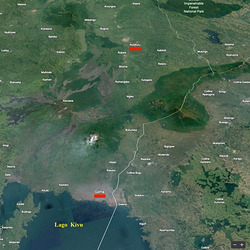Mapo Rutshuru Goma Lago Kivu
