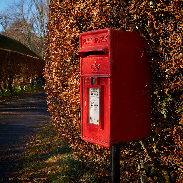 Postbox at Glenprosen