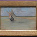Fishing Boat at the Entrance to the Port of Dives by Degas in the Metropolitan Museum of Art, December 2023