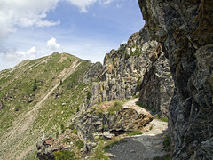From Tesina Pass to Saboulè Pass