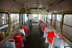 Leipzig 2015 – Straßenbahnmuseum – Interior of carriage 520