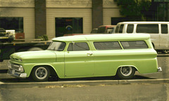 1955 Chevy chopped van (yes, it's real)
