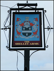 Shelley Arms pub sign