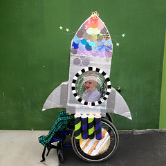 Rocketship Wheelchair Costume